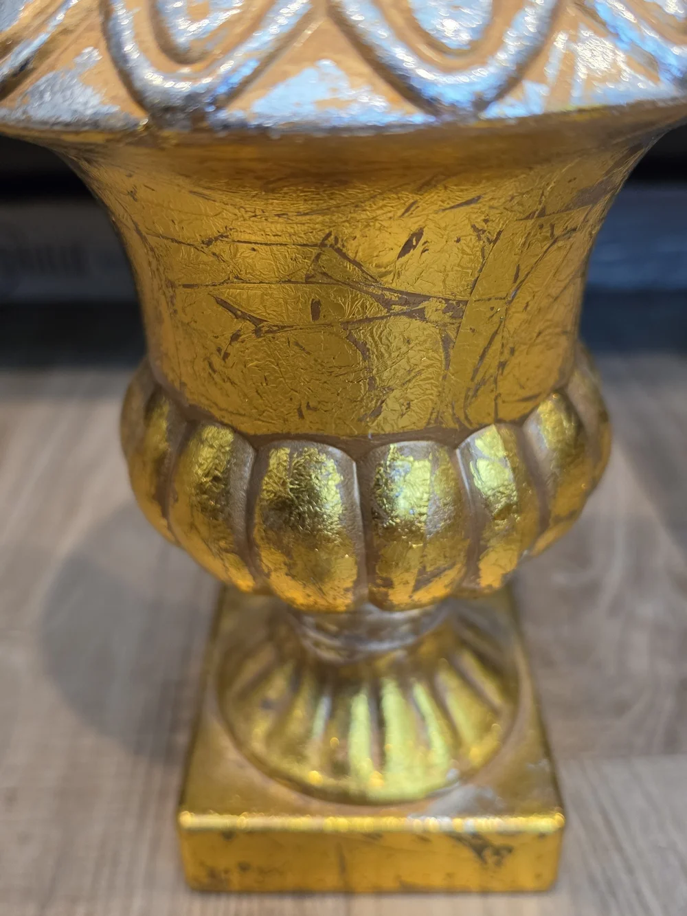 Gold Decorative Urn Planter